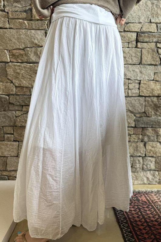 Songbird Bandeau Skirt Dress White 